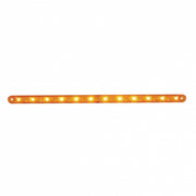 12 LED 12" Ultra Slim Light Bar Only (Turn Signal) - Amber LED/Amber Lens (Bulk)