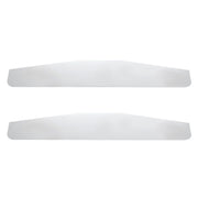 4" X 24" Chrome Standard Bottom Mud Flap Plate - Welded Stud (Pair)