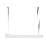 24" X 21" Chrome Anti-Sail Bracket - 2" Bottom