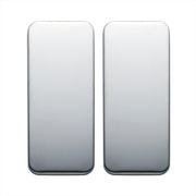 Peterbilt Stainless Vent Door Cover - Plain (Card of 2)