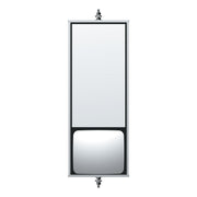 6" X 16" 430 Stainless Steel West Coast Mirror With Convex Lower Mirror - Non Heated