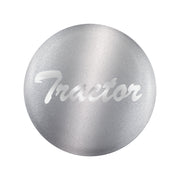 "Tractor" Glossy Air Valve Knob Candy Color Sticker -Liquid Silver