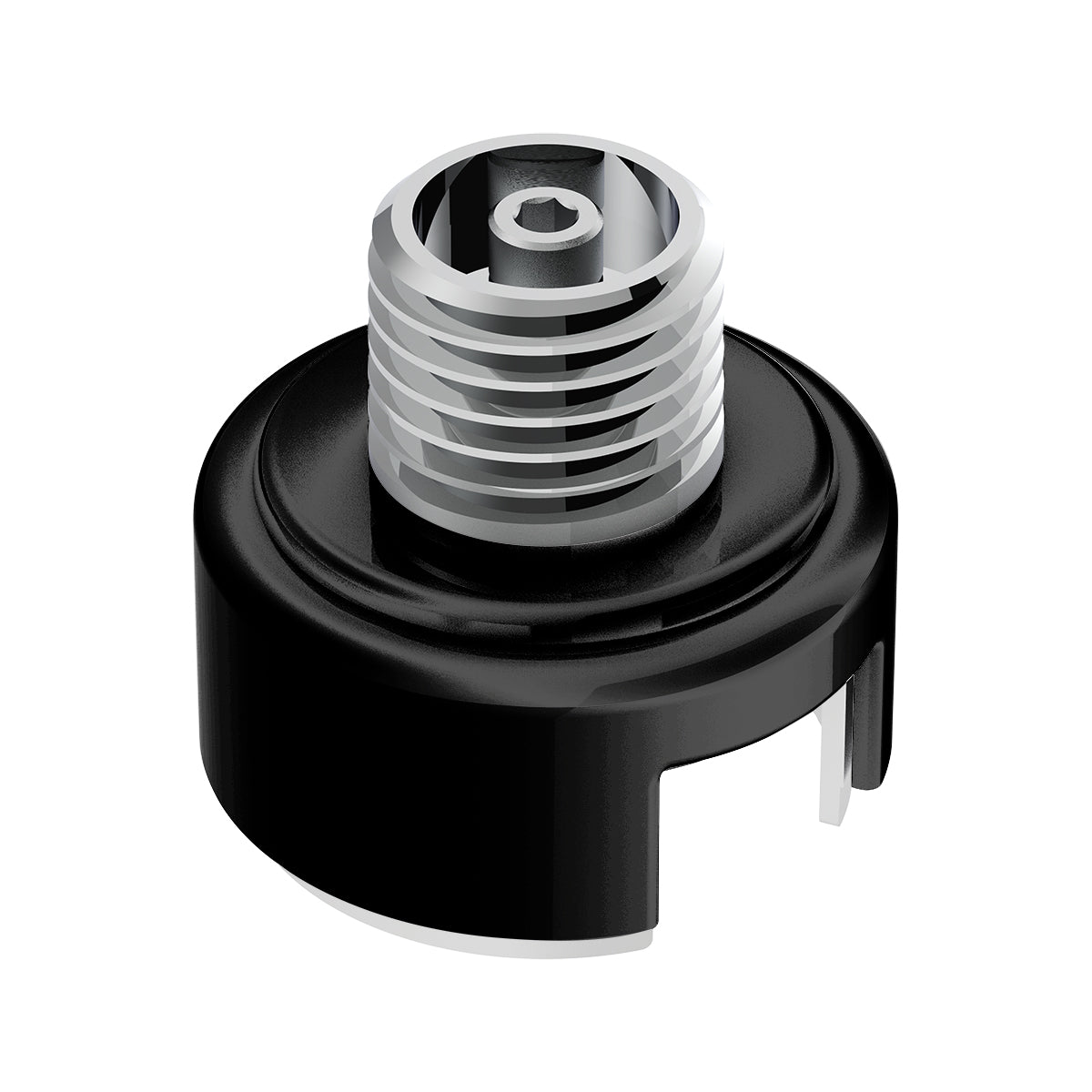 M30X3.5 Thread-On Shift Knob Mounting Adapter For Eaton Fuller Style 13/15/18 Shifter - Candy Black