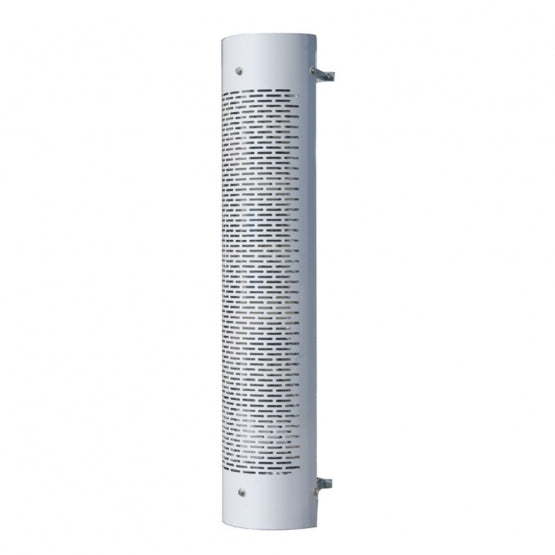 48" Tall 270 Degree Stainless Exhaust Muffler Shield For 10" Diameter Exhaust - Horizontal Slot