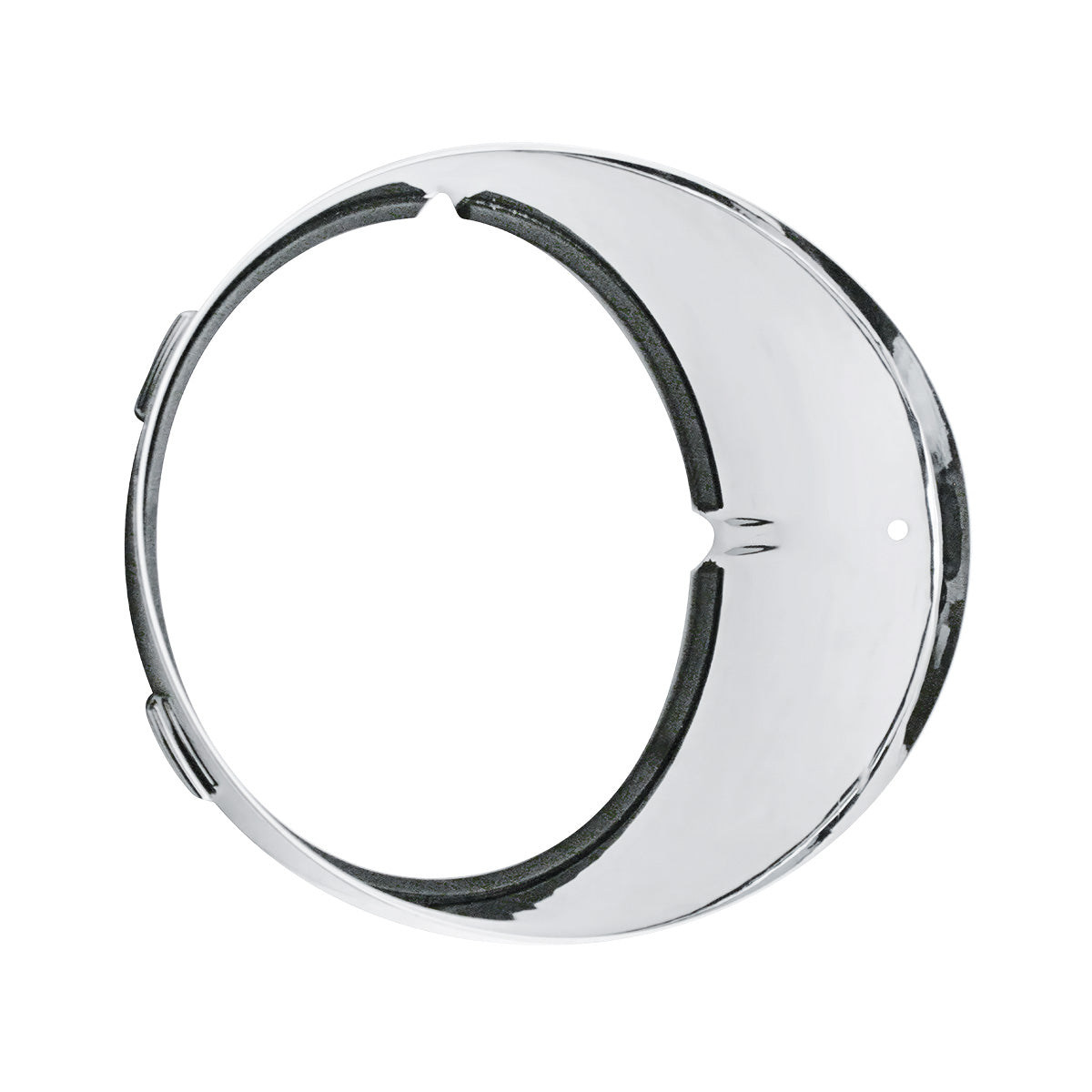 Chrome Inner Headlight Bezel For 1996-2010 Freightliner Century - Passenger