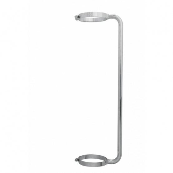 34" Chrome Exhaust Grab Handle - 7" Clamp