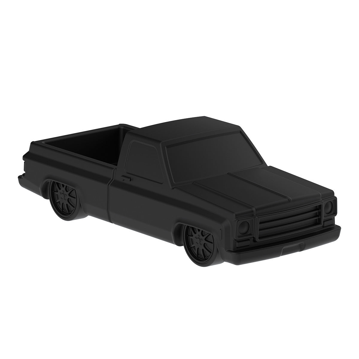 Solid Die-Cast 1973-1987 Chevrolet Truck Style Paper Weight-Matte Black
