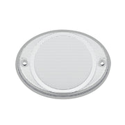 Chrome CB Radio Speaker Cover For Kenworth W900L/T600 (1993-2005) And T800 (1986-2005)