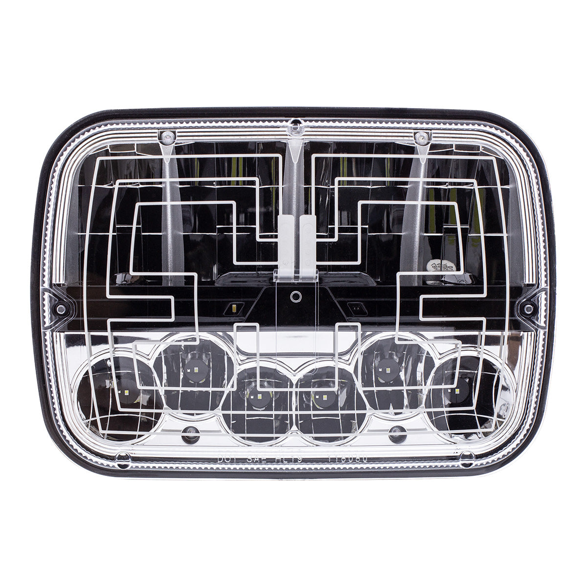 ULTRALIT - Heated 5" X 7" LED Headlight With Polycarbonate Lens & Housing
