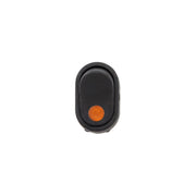 Amber Illum Oval Rocker 16 Amp 12V On/Off 1/2" Dia. 1 Pc.