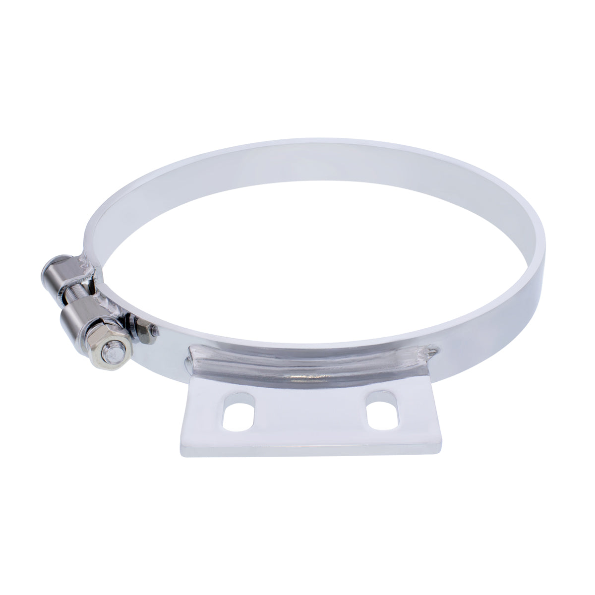 8" Chrome Cab Exhaust Clamp For Peterbilt