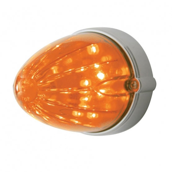 19 LED Watermelon Grakon 1000 Flush Mount Kit - Amber LED/Dark Amber Lens