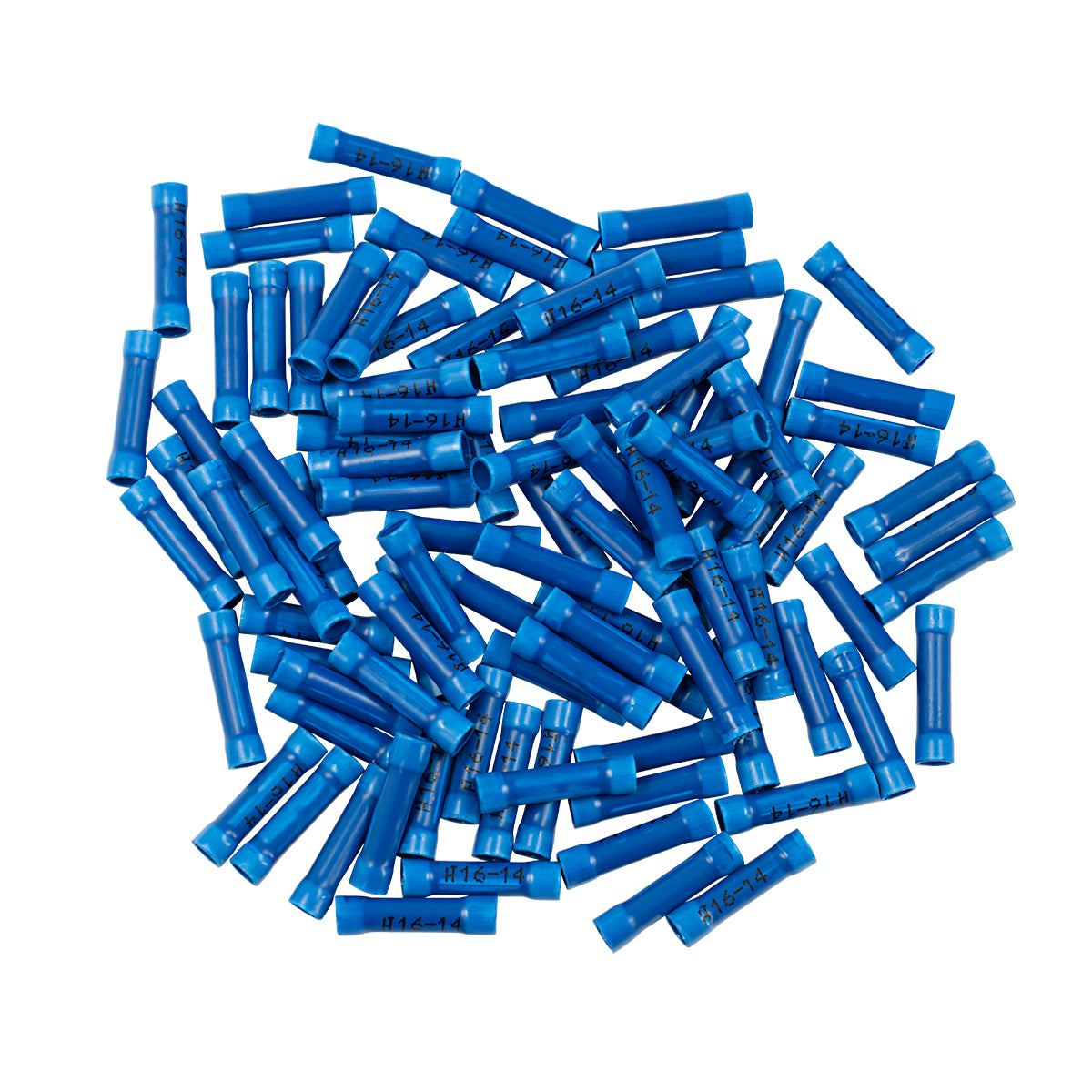 16-14 AWG Vinyl Butt Connector (100-Pack)