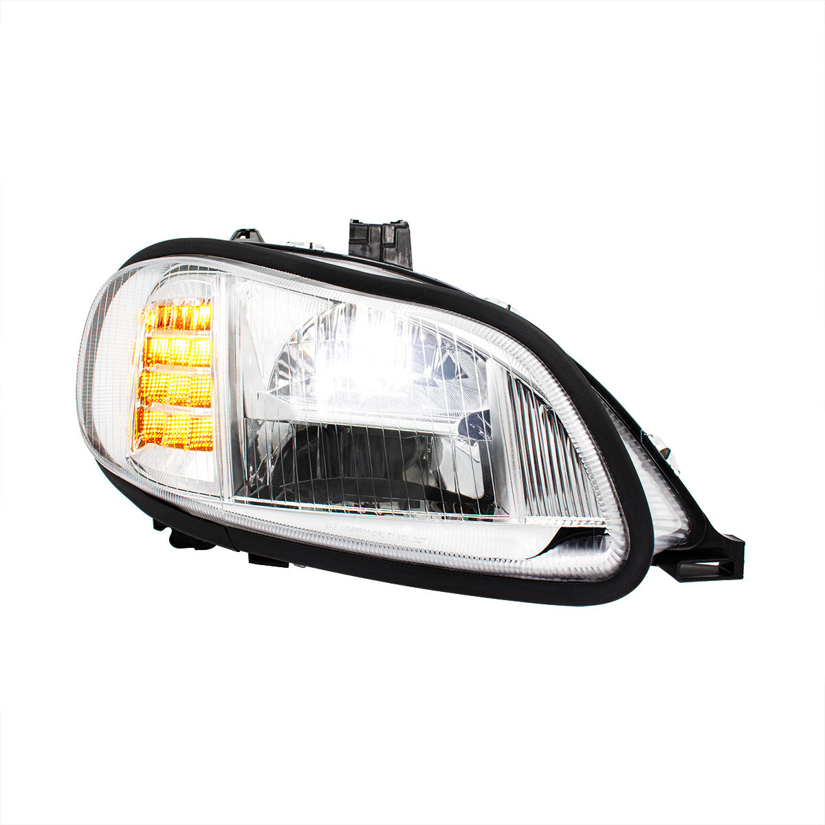 Chrome High Power Full LED Headlight For 2003-2024 Freightliner M2-Passenger