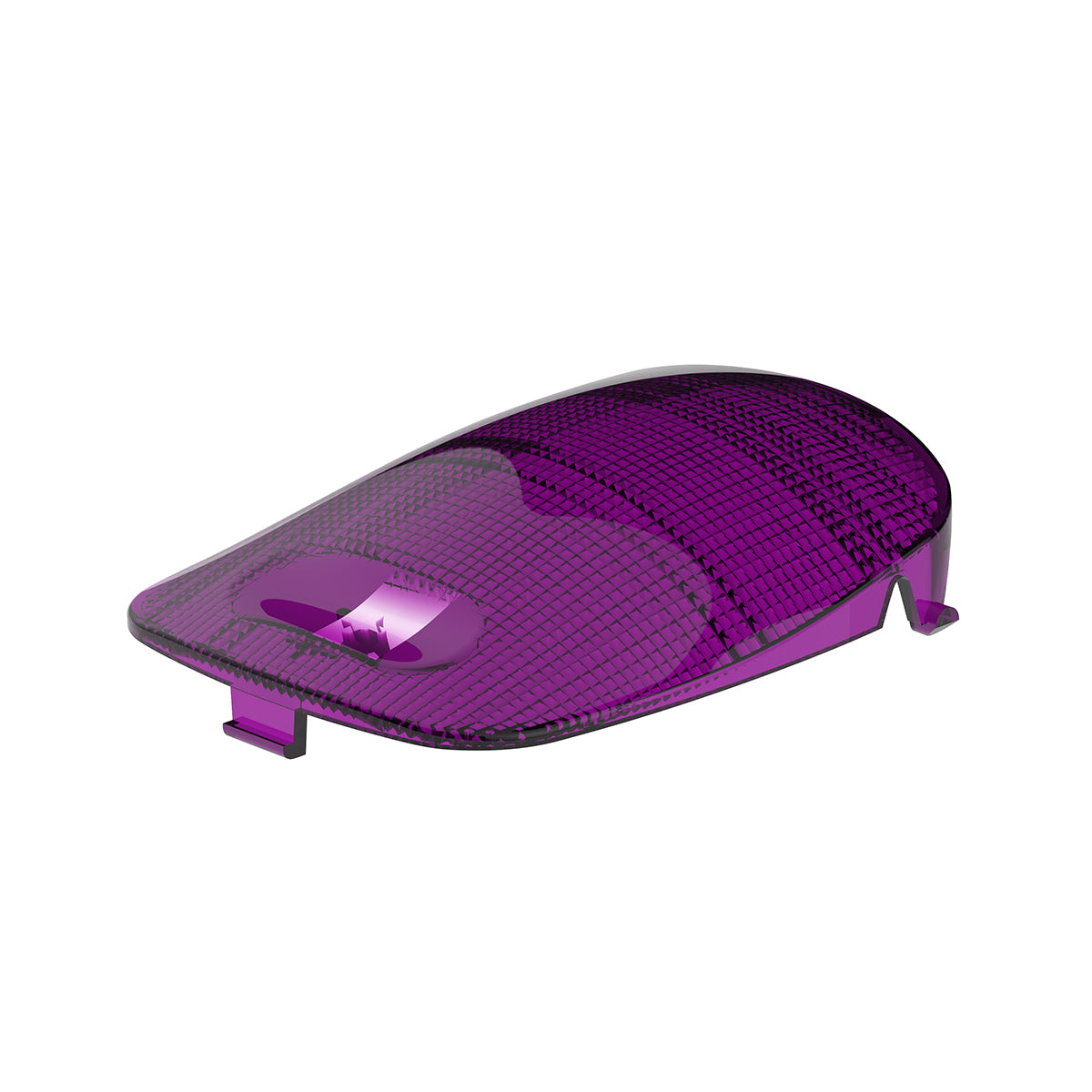 Rectangular Dome Light Lens For 2006+ Peterbilt - Purple