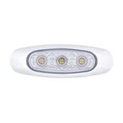 5 LED Reflector Light (Auxiliary/Utility) With Side Ditch Light - Amber LED/Clear Lens (Bulk)