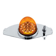 304 SS Above Door Dome Light Kit W/ 17 LED Double Fury Watermelon For 2008-2017 FL Cascadia-Amber & Blue LED