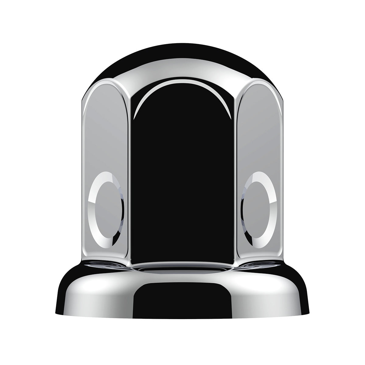 33mm X 2" Chrome Steel Standard Nut Cover With Flange