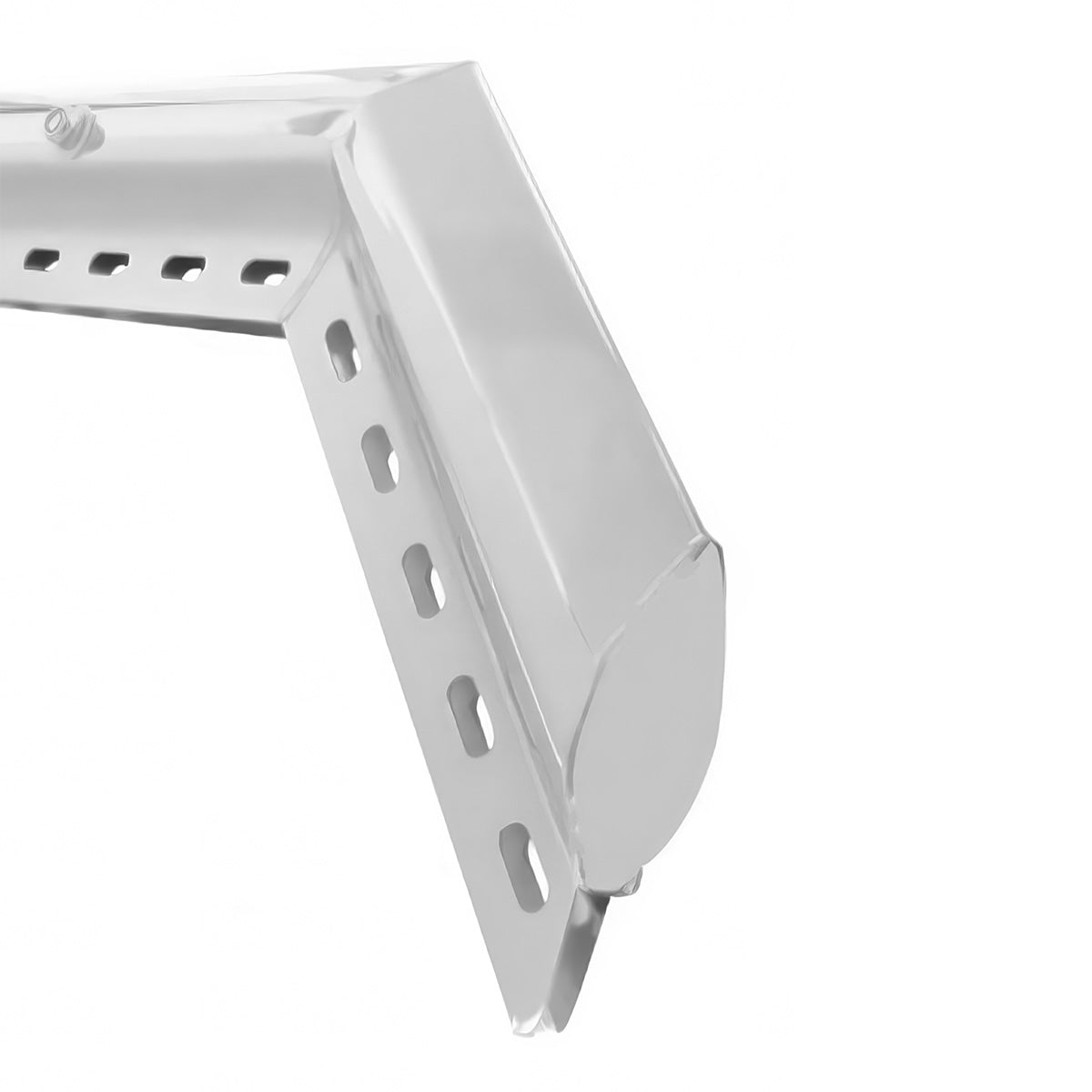 30" Stainless 45-Degree Angled Heavy Duty Mud Flap Hangers - 2" Bolt Pattern (Pair)
