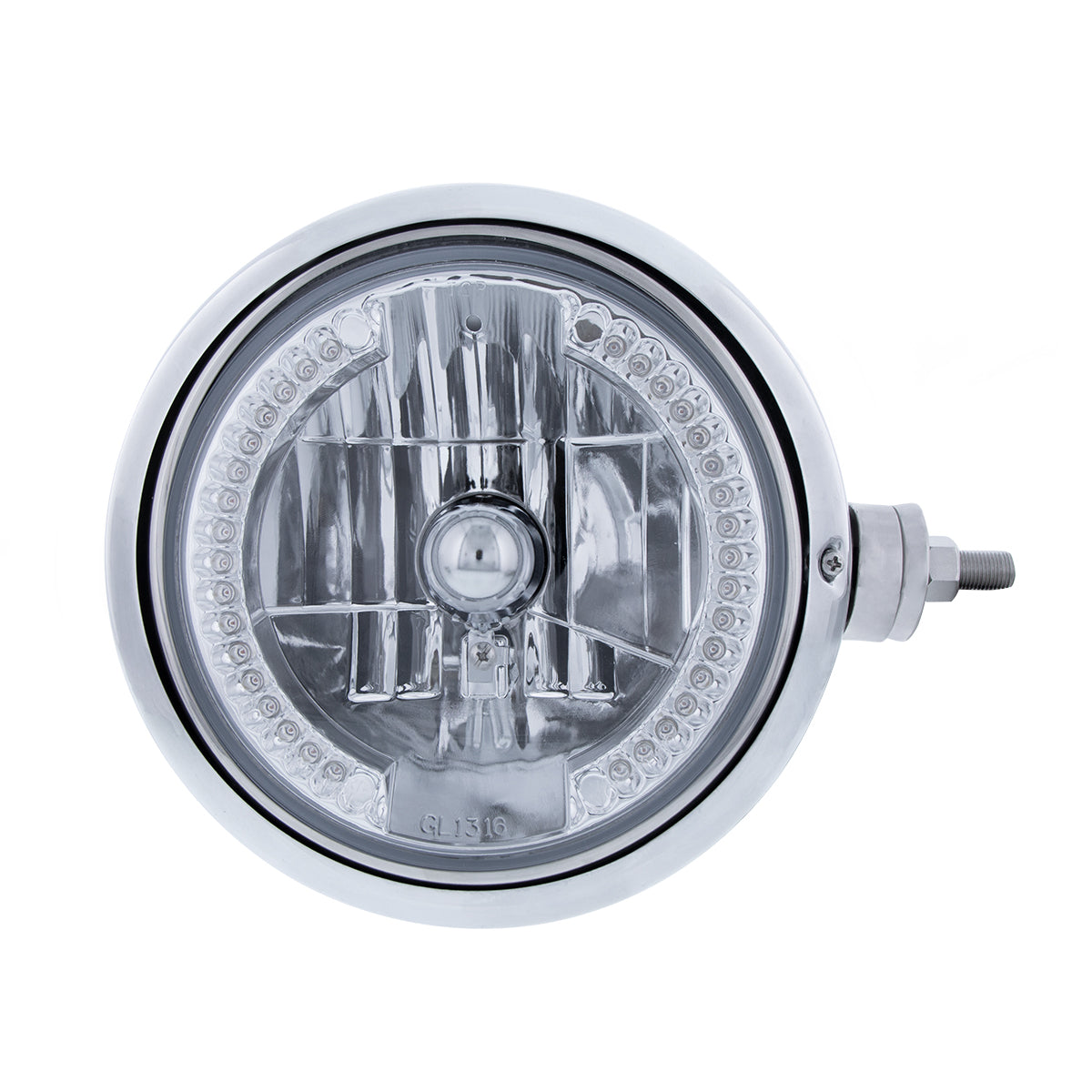 SS Guide 682-C Style Headlight Assembly W/Crystal Lens & 34 LEDs Position Light - R/H (Horizontal Mount)