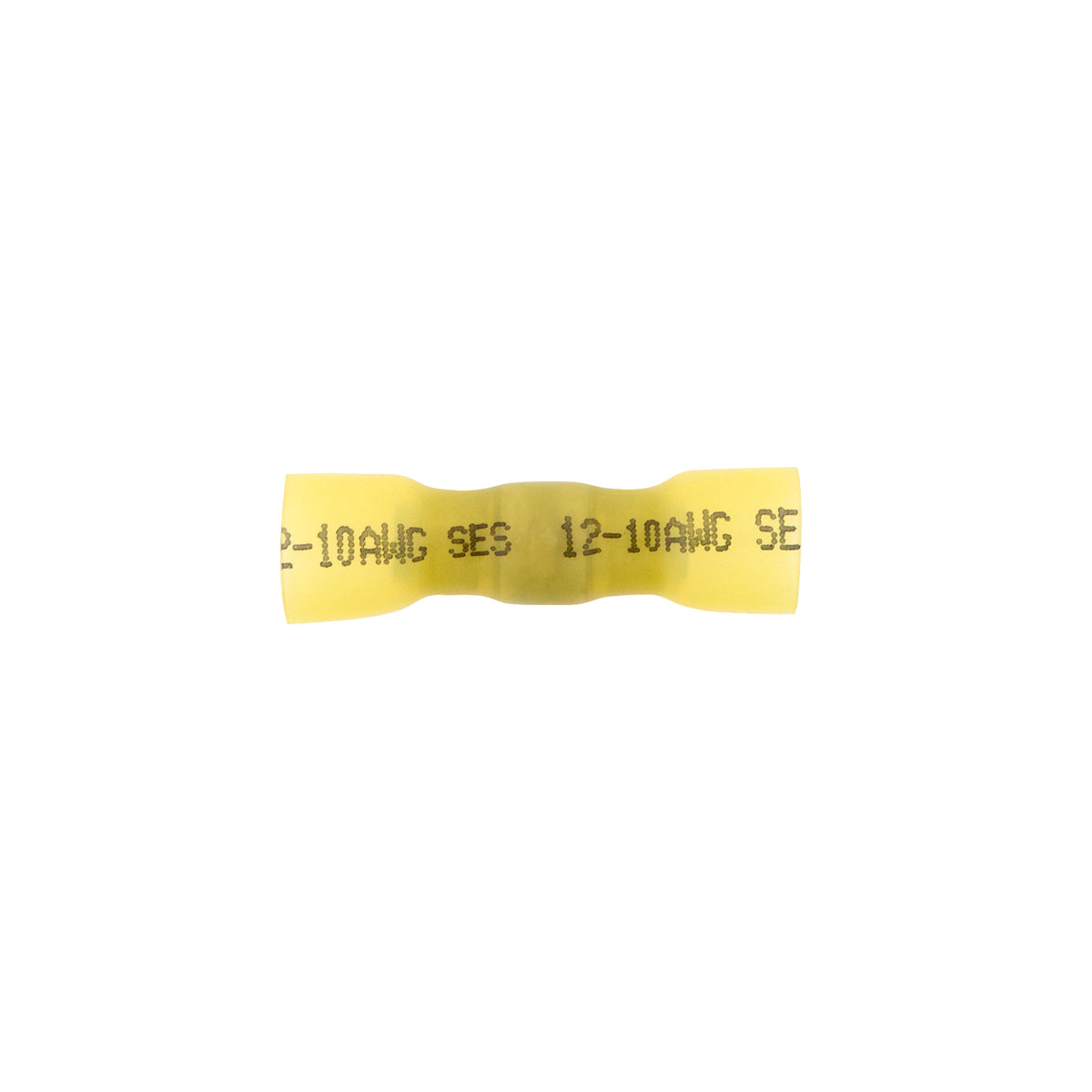12-10 AWG CSS Heat Shrink Butt Connector - Yellow (4-Pack)