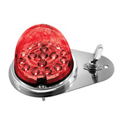 304 SS Above Door Dome Light Kit W/ 17 LED Double Fury Watermelon For 1994-2025 KW W900-Red & Green LED