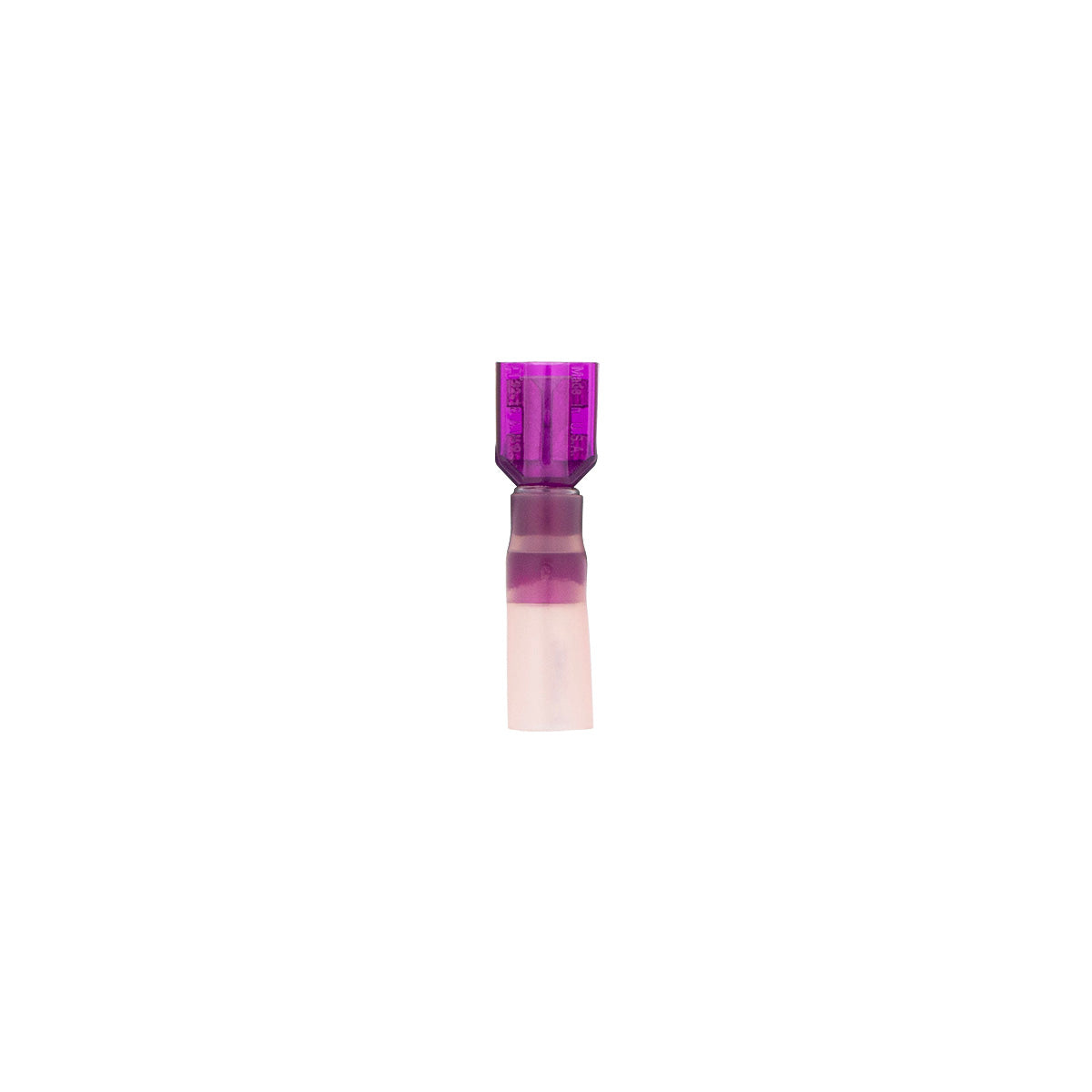 22-18 AWG .250 Tab CS Fully Insulated Heat Shrink FM Disconnect - Red (10-Pack)