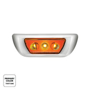 3 LED Double Fury Cab Light For 2013-2021 Kenworth T680 & 2012-2021 Peterbilt 579-Amber & White LED