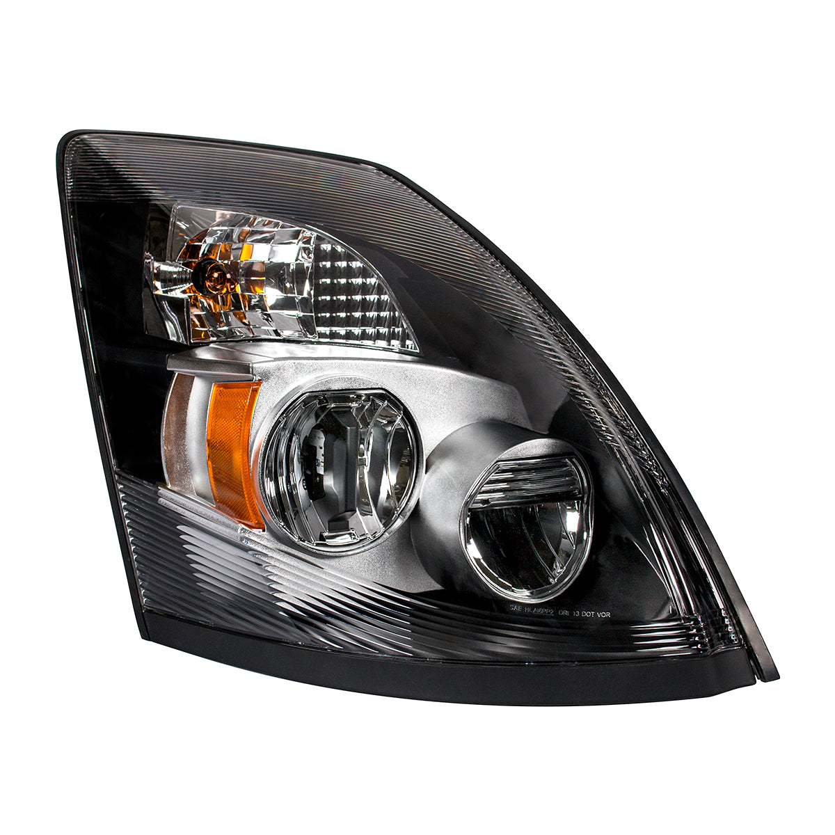 High Power LED Chrome Headlight For 2003-2017 Volvo VN/VNL - Passenger