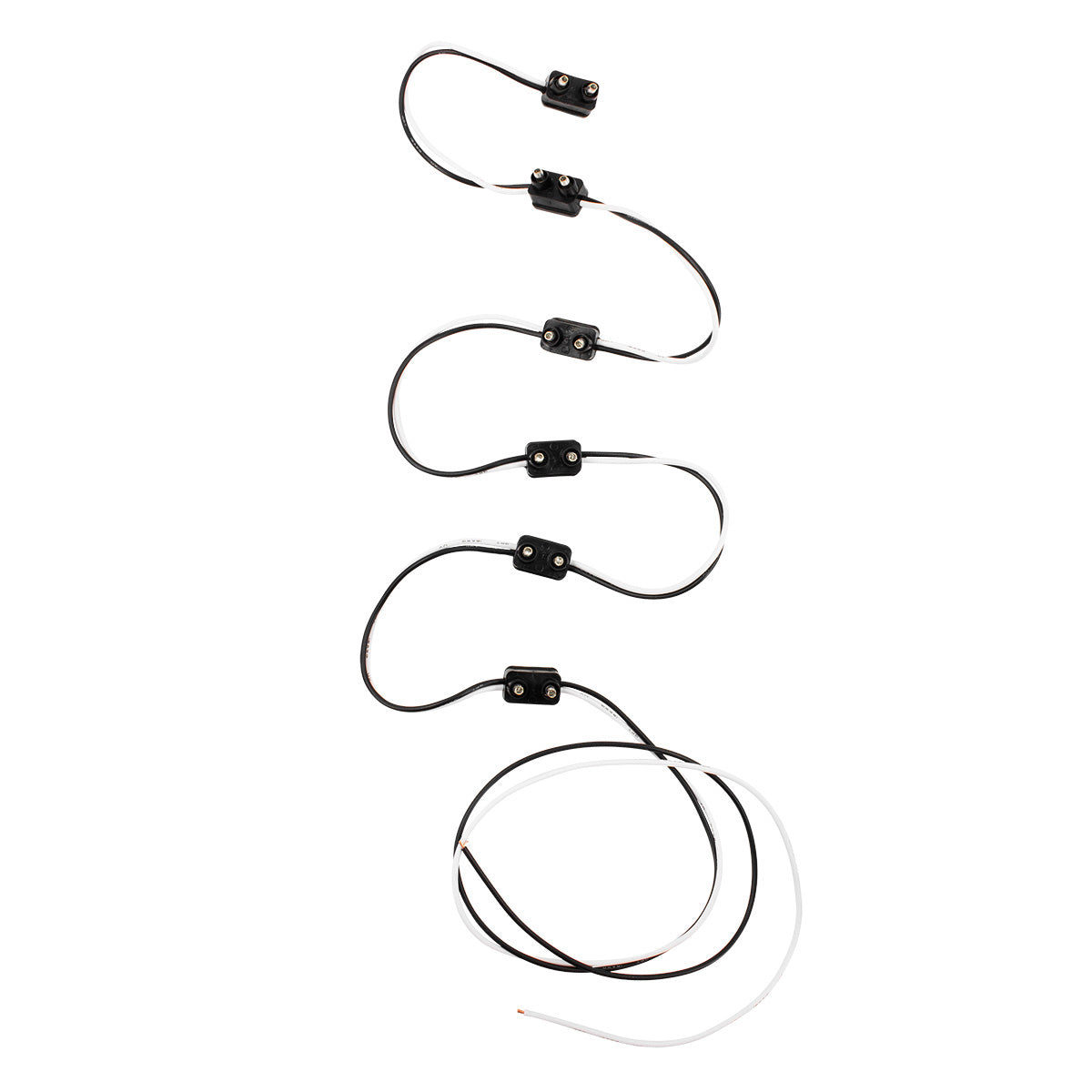 2 Prong Plug Wiring Harness With 6 Plugs & 7" Lead