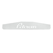 4" X 24" Chrome Petercar Bottom Mud Flap Plate - Welded Stud