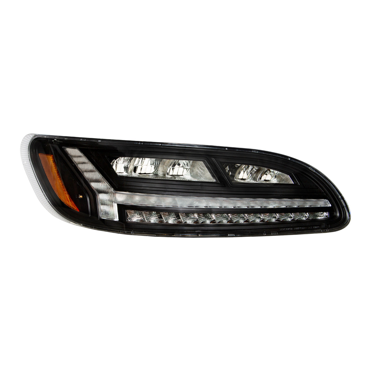Blackout 6 LED Headlight For Peterbilt 386 (2006-2016) & 387 (2000-2011)- Passenger