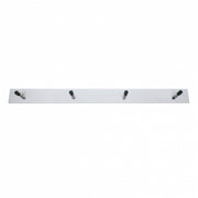 2" X 24" Stainless Top Mud Flap Plate - Welded Stud