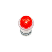 16 Amp 12V Red Warning Light w/ 1/2" Panel Mount and Leads 1 Pc.