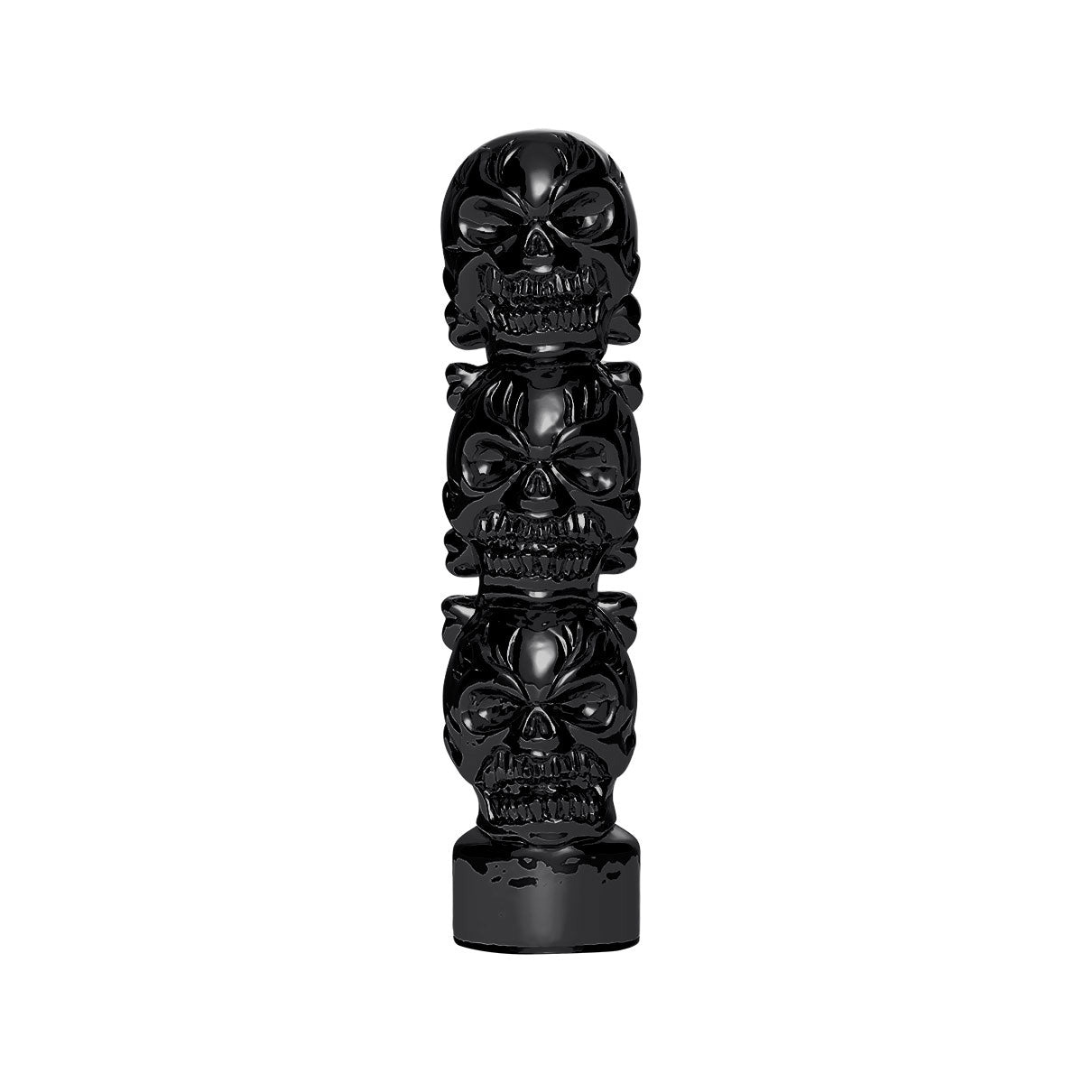 1/2"-13 Thread-On 3 Skull Candy Color Shift Knob-Glossy Black