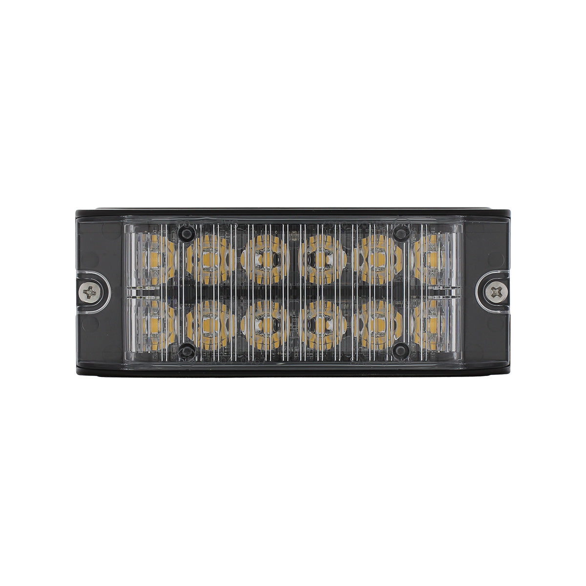 12 High Power LED Low Profile Warning Lighthead - Amber LED