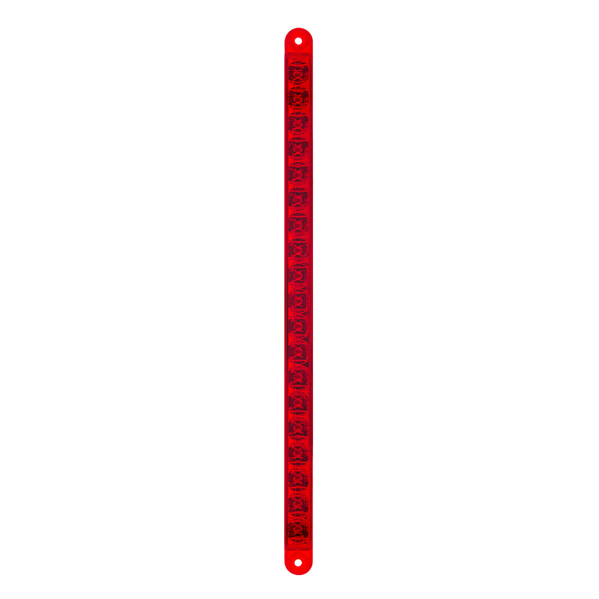 19 LED 12" Reflector Light Bar (Stop, Turn & Tail) - Red LED/Red Lens (Bulk)