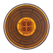 13 LED 4" Round Abyss Light (Turn Signal) - Amber LED/Amber Lens