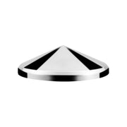 Chrome Pointed Rear Axle Hubcap Only for 10261 & 10278