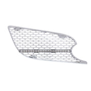 Chrome Air Intake Grille W/Reflector LED Light For 2012-2021 Peterbilt 579 (Passenger) - Amber LED/Clear Lens