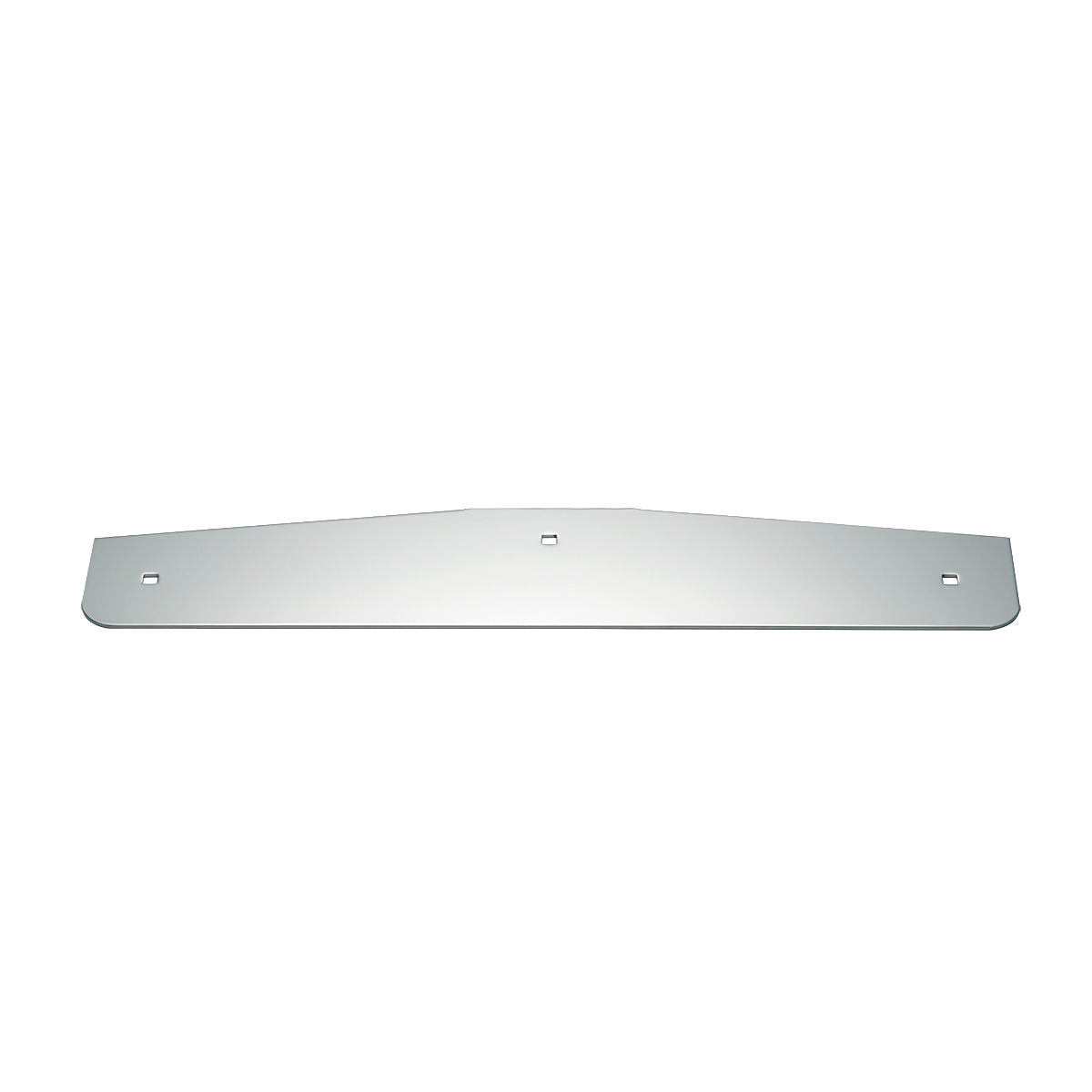 4" X 20" Chrome Standard Bottom Mud Flap Plate - Bolt Thru