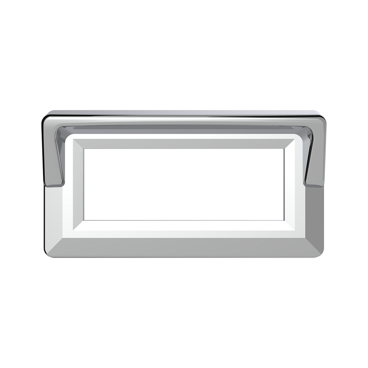 Chrome Plastic Switch Label Covers With Visor For 2005 & Older Kenworth (6-Pack)