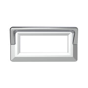 Chrome Plastic Switch Label Covers With Visor For 2005 & Older Kenworth (6-Pack)