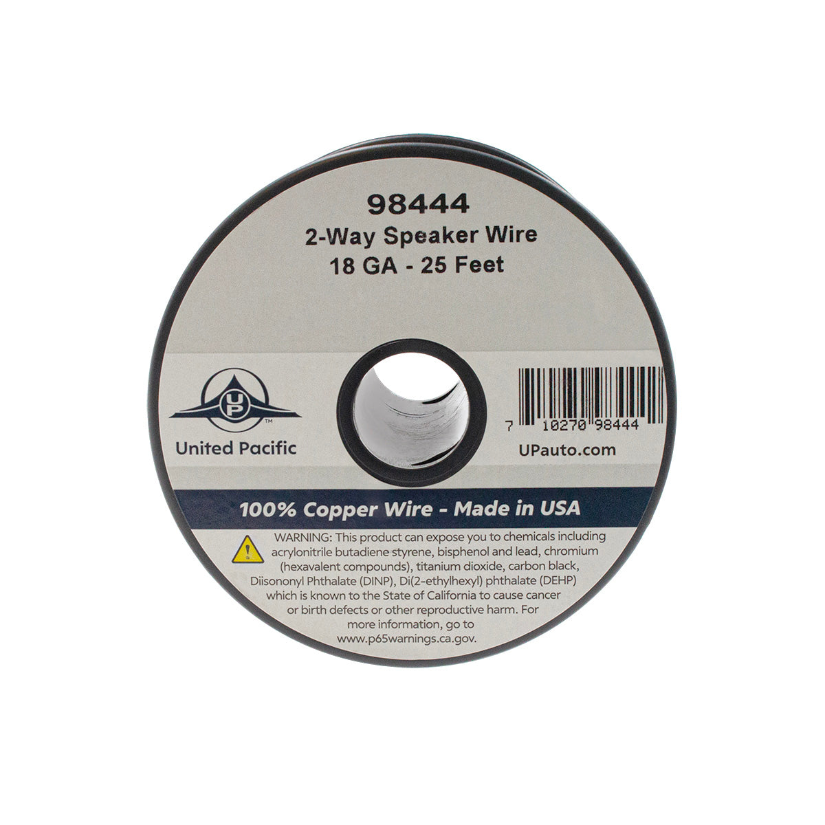 Speaker Wire Bonded - 18 AWG 2-Way, PVC Insulated Copper Wire 25 Ft.