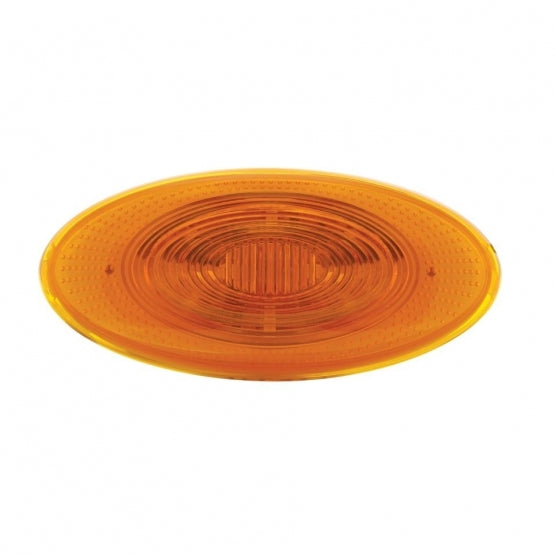 10 LED Fender Parking & Turn Signal Light For Peterbilt 386 (2006-2014) & 387 (2006-2010)-Amber LED/Amber Lens