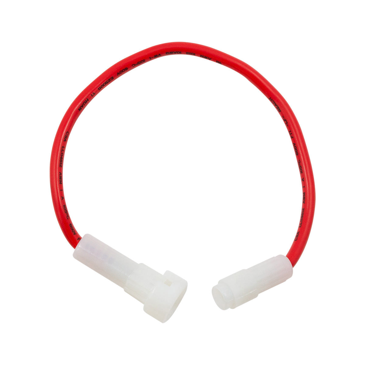 In-Line Glass Fuseholder 10 AWG 6.5" Wire w / (1)30 Amp AGC Fuse & (2)Vinyl Terminals, 1 Set.