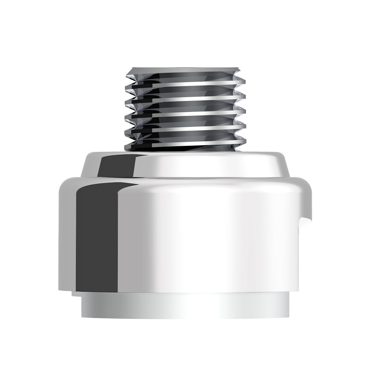 M30X3.5 Thread-On Gearshift Adapter W/LED Mount For Eaton-Fuller 13/15/18 Speed-Pearl White