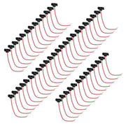 2 Wire Pigtail With 2 Prong Right Angle Plug - 12" Lead (50-Pack)
