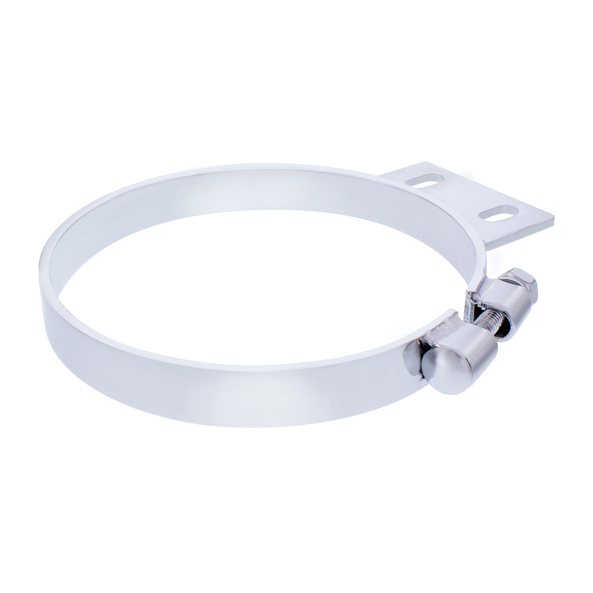 7" Chrome Cab Exhaust Clamp For Peterbilt