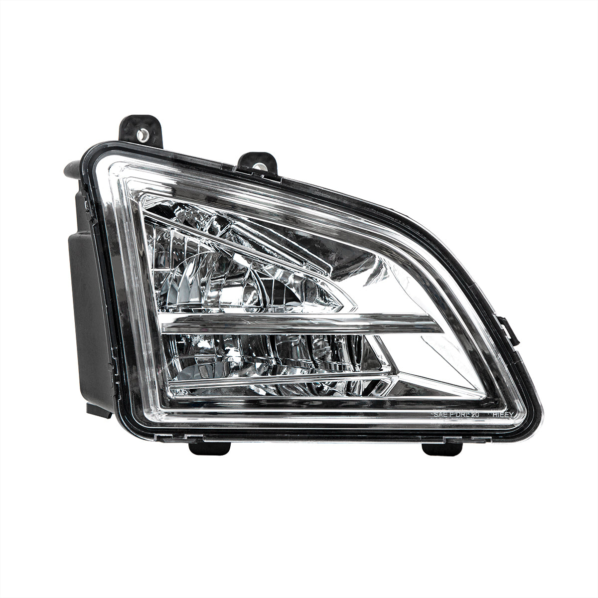 Chrome LED Driving & Fog Light For 2018-2024 Volvo VNL - Passenger -Competition Series